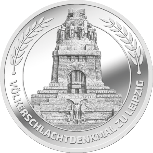 Silber-Sachsentaler Völkerschlachtdenkmal